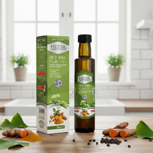 Ginkgo Biloba Curcumin Sıvı Ekstrakt 250 ml - Bitkisel Takviye - Hızır Doğal Ürünler

