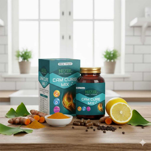 Hızır Cam Cure Mix 1000mg - Kollajen, Glukozamin, Hyaluronik Asit & Curcumin Kapsül - Hızır Doğal Ürünler