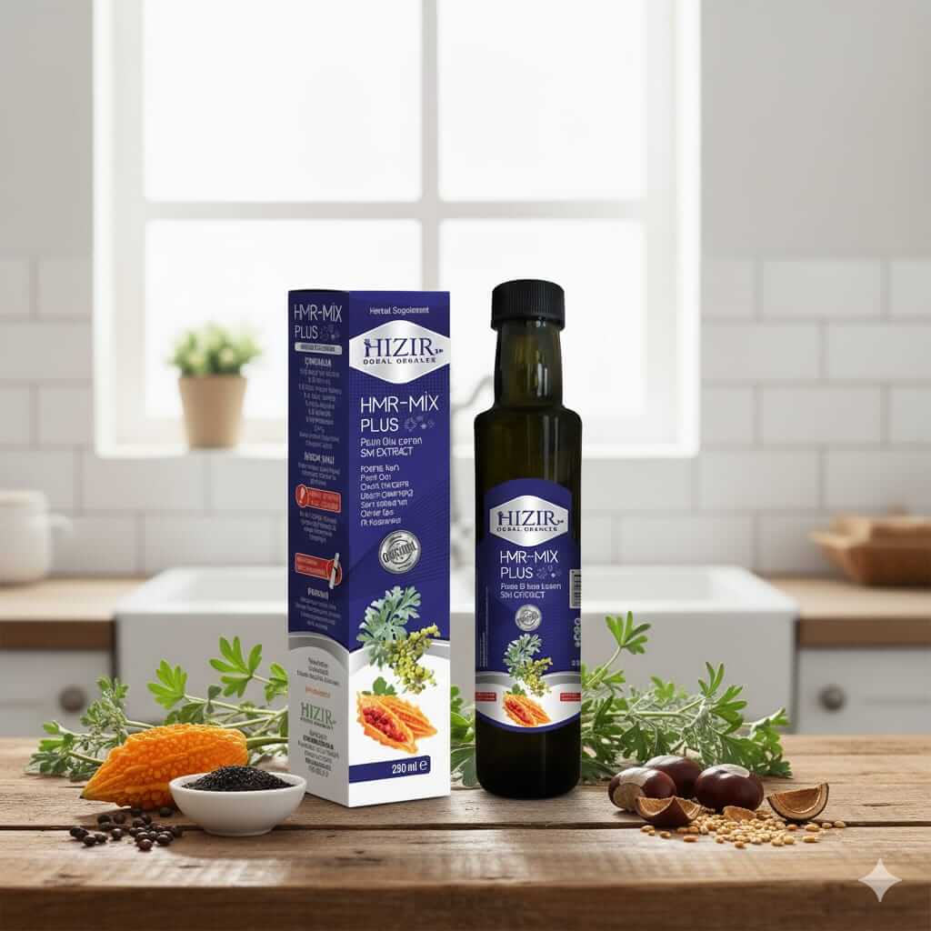 Hızır HMR-Mix Plus Pelin Otu Sıvı Ekstrakt 250ml - Kudret Narı, Çörek Otu & Üzüm Çekirdeği - Hızır Doğal Ürünler