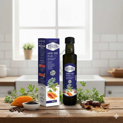 Hızır HMR-Mix Plus Pelin Otu Sıvı Ekstrakt 250ml - Kudret Narı, Çörek Otu & Üzüm Çekirdeği - Hızır Doğal Ürünler