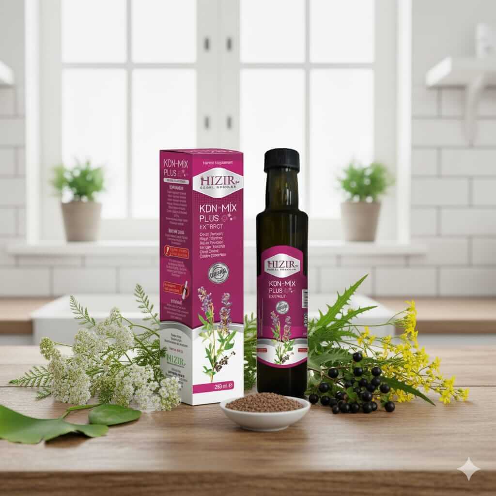 Hızır KDN-Mix Plus Sıvı Ekstrakt 250 ml | Civan Perçemi, Aslan Pençesi, Hayıt & Deve Dikeni
