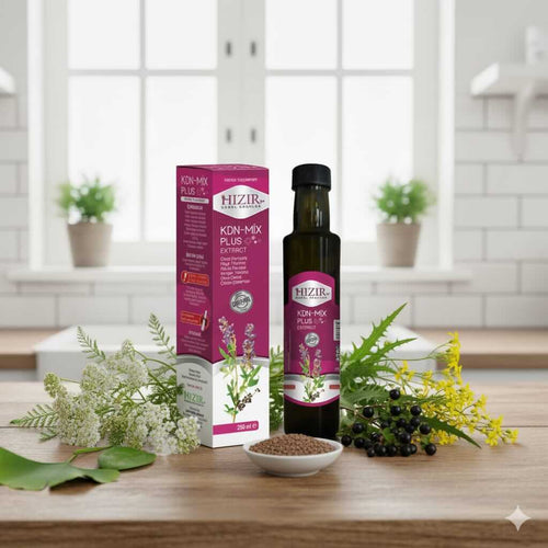 Hızır KDN-Mix Plus Sıvı Ekstrakt 250 ml | Civan Perçemi, Aslan Pençesi, Hayıt & Deve Dikeni