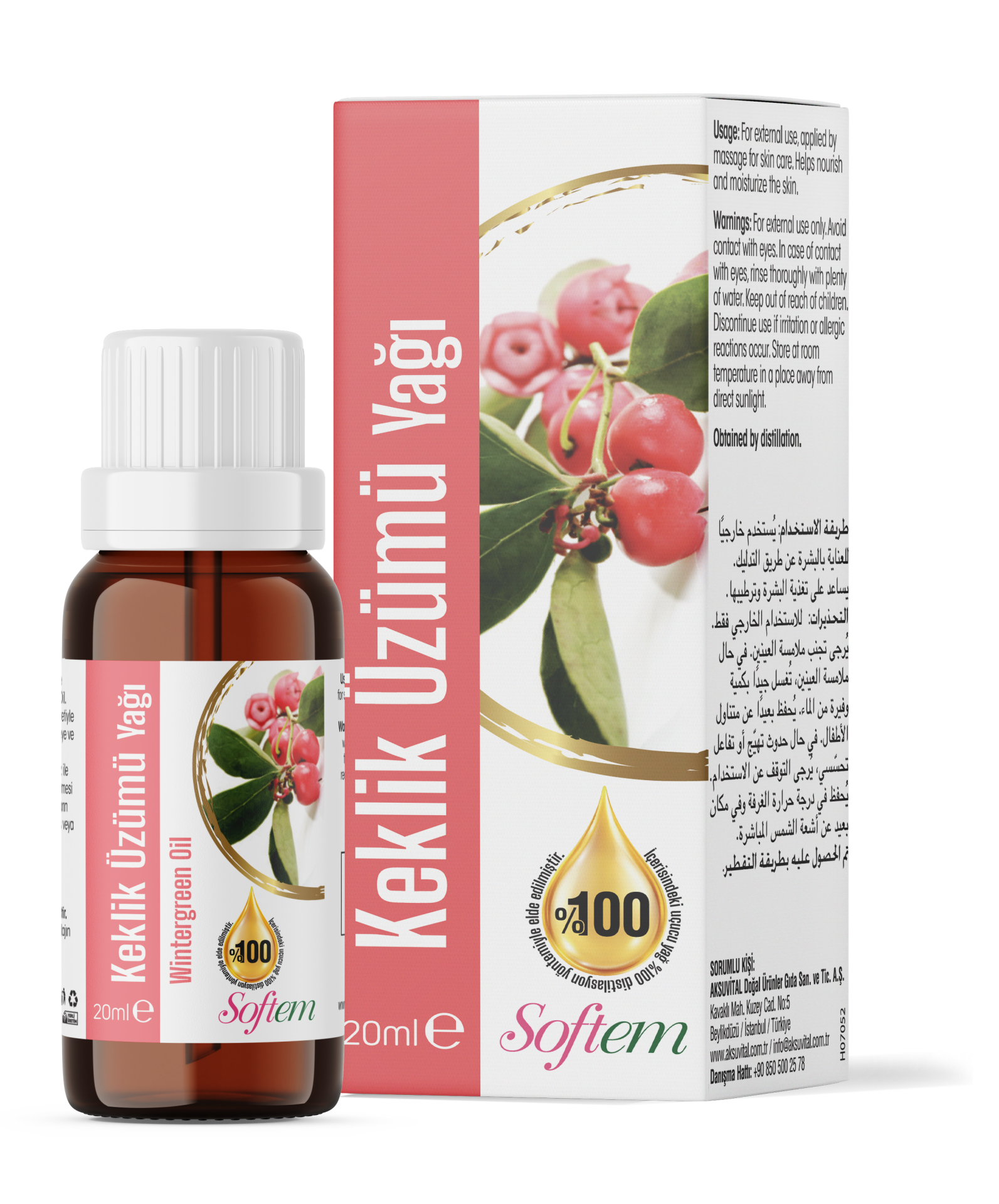 Softem Keklik Üzümü Yağı 20ml